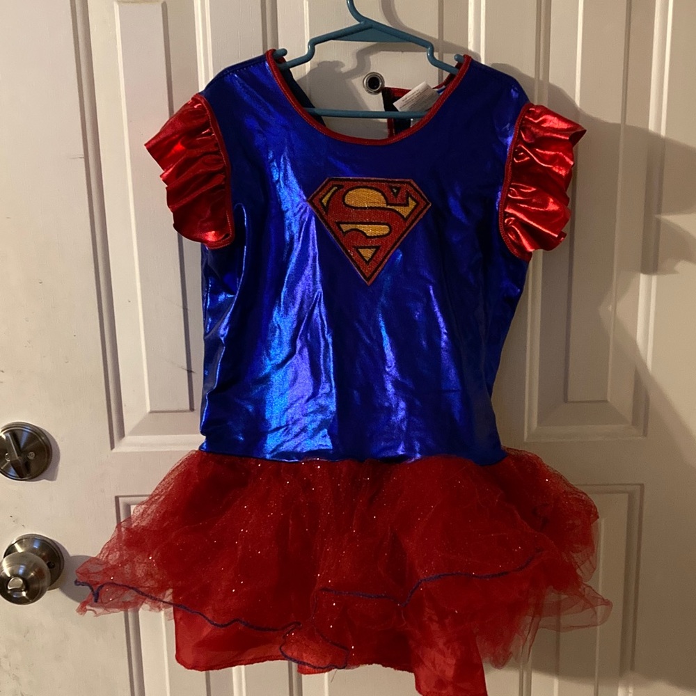 Rubie's Superman-Superwoman Costume - Shiny Blue and Red